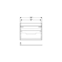 Geberit Renova Plan Unterschrank für Möbelwaschtisch, 1 Schublade, 1 Innensch., 78,8... GEBERIT-501937001 4025410524867 (Abb. 1)