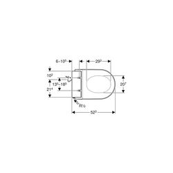 Geberit AquaClean Tuma Comfort WC-Aufsatz, Spezialanfertigung, Alpinweiß... GEBERIT-004300111 4025416199755 (Abb. 1)