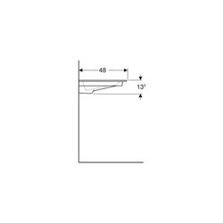 Geberit ONE Möbelwaschtisch Abgang horizontal Ablagefl. links 90x48cm o. ohne Hahnlo... GEBERIT-505013001 4025410593719 (Abb. 1)