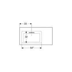 Geberit ONE Möbelwaschtisch Abgang horizontal Ablagefläche rechts 90x48cm o. HL ohne... GEBERIT-505008001 4025410593597 (Abb. 1)