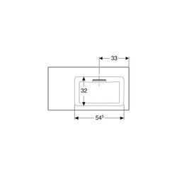 Geberit ONE Möbelwaschtisch Abgang horizontal Ablagefl. links 90x48cm o. ohne Hahnlo... GEBERIT-505013001 4025410593719 (Abb. 1)