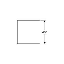 Geberit ONE Seitenelement 60x3x47cm, Mattschwarz... GEBERIT-505079008 4025410646569 (Abb. 1)