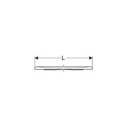 Geberit Nemea quadratische Duschwanne 80x80x3,5cm, Mattweiß... GEBERIT-550590001 4025410627148 (Abb. 1)