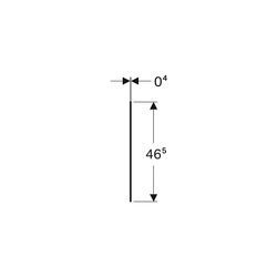 Geberit ONE Abdeckung für Seitenschrank und Seitenelement, Steinzeug 45x0,4x46,5cm, ... GEBERIT-505080001 4025410630605 (Abb. 1)