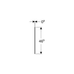 Geberit ONE Abdeckung für Seitenschrank und Seitenelement, Glas 45x0,6x46,5cm, lava,... GEBERIT-505082002 4025410646804 (Abb. 1)