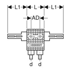 Geberit Mapress Typ Länge Anschlussbox CW024A, d 15mm, AD 5cm... GEBERIT-63109 4024723631095 (Abb. 1)