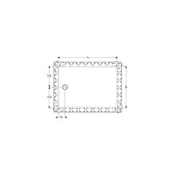 Geberit Setaplano Duschfläche rechteckig 170x90cm... GEBERIT-154278111 4025410771018 (Abb. 1)