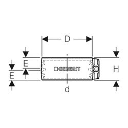 Geberit Silent db20 Spannverbinder Außendurchmesser 160mm... GEBERIT-315003143 4025416864387 (Abb. 1)