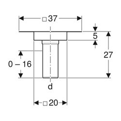 Geberit Pluvia Dampfsperrenanschluss Außendurchmesser 90mm, Anschluss Abdichtung Ede... GEBERIT-359102001 4025410162861 (Abb. 1)