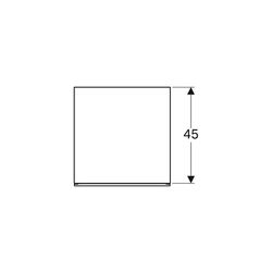 Geberit Xeno2 Seitenschrank 2 Schubladen, 45x51x46,2cm, Greige/lackiert matt... GEBERIT-500504001 4025416428947 (Abb. 1)