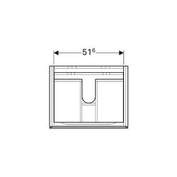 Geberit Xeno2 Unterschrank für Waschtisch, 2 Schubladen, 58x53x46,2cm, sculturagrau/... GEBERIT-500506431 4025416611677 (Abb. 1)