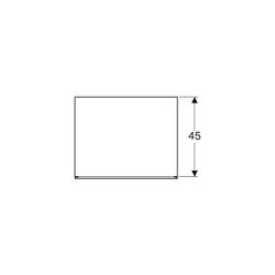 Geberit Xeno2 Seitenschrank 1 Schublade, 58x20x46,2cm, sculturagrau/Melamin Holzstru... GEBERIT-500507431 4025416611707 (Abb. 1)