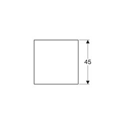 Geberit Xeno2 Glasablage 45x0,8x45cm... GEBERIT-500523001 4025416608523 (Abb. 1)