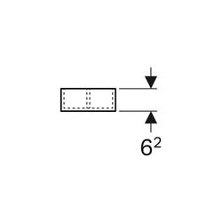 Geberit Xeno2 Schubladeneinsatz, T-Unterteilung, für obere Schublade, 32,3x6,2x15cm,... GEBERIT-500525001 4025416608547 (Abb. 1)