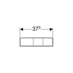 Geberit Xeno2 Schubladeneinsatz, H-Unterteilung, für untere Schublade, 37,3x9,8x20,8... GEBERIT-500527001 4025416608622 (Abb. 1)
