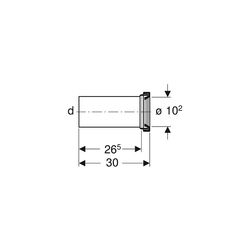 Geberit Set Anschlussstutzen für WC... GEBERIT-131083161 4025416073765 (Abb. 1)