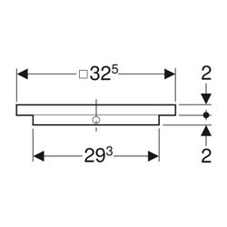 Geberit Rostträger für Geberit Pluvia für Ergänzungsset befahrbar... GEBERIT-240241001 4025416042389 (Abb. 1)