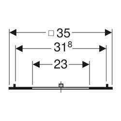 Geberit Kraftverteilplatte, 240239001... GEBERIT-240239001 4025416042365 (Abb. 1)