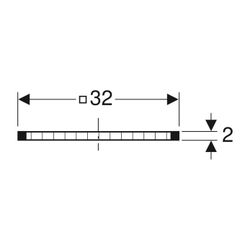 Geberit Gitterrost für Ergänzungsset, begehbar... GEBERIT-240242001 4025416042396 (Abb. 1)