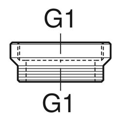 Geberit Verlängerungsstück weiß-alpin... GEBERIT-894100111 4025416051299 (Abb. 1)