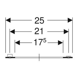 Geberit Befestigungsflansch, 241322001... GEBERIT-241322001 4025416675457 (Abb. 1)