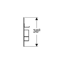 Geberit Magnettafel mit Stauboxen Weiß/pulverbeschichtet matt, Lava pulverbeschichte... GEBERIT-500649012 4022009354683 (Abb. 1)