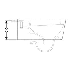 Geberit Abstützungsset für WC-Keramiken mit kleiner Auflagefläche, 2 Stück... GEBERIT-111847001 4025416846260 (Abb. 1)