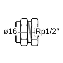 Geberit FlowFit Abpressstopfen für Rohrende Außendurchmesser 16mm... GEBERIT-653940261 4025410851093 (Abb. 1)