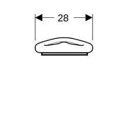 Geberit Bambini WC-Sitzring für Babys, Kleinkinder ohne Absenkautomatik, ohne Befest... GEBERIT-573348000 4022009302288 (Abb. 1)