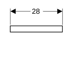 Geberit Publica Beckenrandschoner, 552003000... GEBERIT-552003000 4022009183146 (Abb. 1)