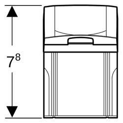 Geberit Steckdosenelement, 230V, 50Hz, Anthrazit, 501020000... GEBERIT-501020000 4022009343441 (Abb. 1)