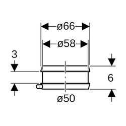 Geberit Elektroschweißband für Fixpunkt Außendurchmesser 50mm... GEBERIT-361776161 4025416023258 (Abb. 1)