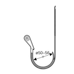 Geberit GIS Rohrschelle für Abwasserleitung... GEBERIT-363050001 4025416024309 (Abb. 1)