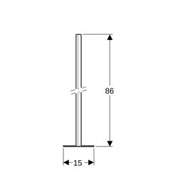 Geberit Kombifix Set Ständer mit Fußplatte... GEBERIT-457872261 4025416040248 (Abb. 1)