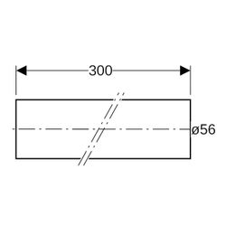 Geberit Silent db20 Rohr Außendurchmesser 56mm... GEBERIT-305000141 4025416084259 (Abb. 1)