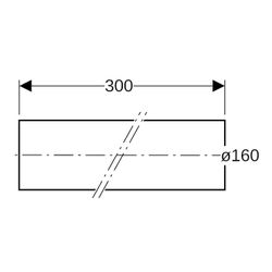 Geberit Silent db20 Rohr Außendurchmesser 160mm... GEBERIT-315001141 4025416862284 (Abb. 1)