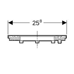 Geberit Pluvia Losflansch für Dampfsperrenanschluss... GEBERIT-359553001 4025416019619 (Abb. 1)