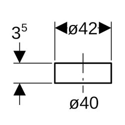Geberit PE Schutzkappe für Rohrende Außendurchmesser 40mm... GEBERIT-360802921 4025416022091 (Abb. 1)
