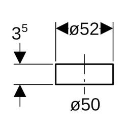 Geberit PE Schutzkappe für Rohrende Außendurchmesser 50mm... GEBERIT-361802921 4025416023357 (Abb. 1)
