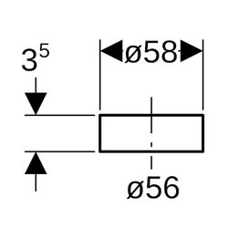 Geberit PE Schutzkappe für Rohrende Außendurchmesser 56mm... GEBERIT-363802921 4025416025610 (Abb. 1)