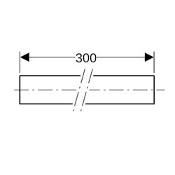 Geberit Tragschale verzinkt, lackiert d 25-26mm... GEBERIT-388127001 4025416308621 (Abb. 1)