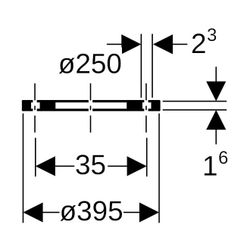 Geberit PE Losflansch Außendurchmesser 250mm... GEBERIT-371745001 4025416036340 (Abb. 1)