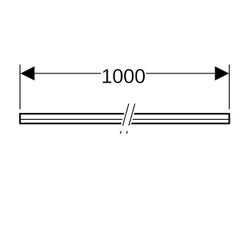Geberit Einlegeband für Rohrschellen Außendurchmesser 40-160mm... GEBERIT-362846001 4025416023982 (Abb. 1)