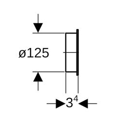 Geberit Schutzstopfen Außendurchmesser 125mm... GEBERIT-853620921 4025416048343 (Abb. 1)