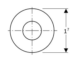 Geberit Verschlusszapfen für Spülventil... GEBERIT-240031001 4025416141198 (Abb. 1)