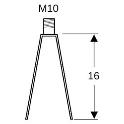 Geberit Schalungsbügel, M10, 16cm, Stahl verzinkt, 362835001... GEBERIT-362835001 4025416023920 (Abb. 1)