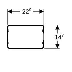 Geberit Bauschutz für Unterputz-SPK ab Baujahr 2002... GEBERIT-240931001 4025416360971 (Abb. 1)