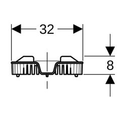 Geberit Laubfang mit Deckel für Pluvia Dachwassereinlauf... GEBERIT-359543001 4025416352587 (Abb. 1)