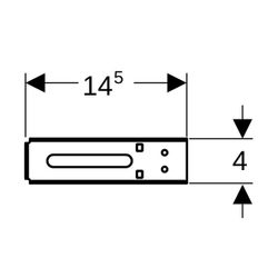 Geberit Duofix Halter für Leitungsbefestigung... GEBERIT-111891001 4025416511076 (Abb. 1)