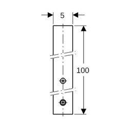 Geberit Pluvia Befestigungsgurt, 358004001... GEBERIT-358004001 4025416622093 (Abb. 1)